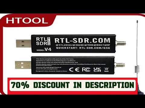 A must-have product! HTOOL SDR V4 Software Defined Radio Receiver RTL-SDR V4 RTL2832U 1PPM TCXO HF