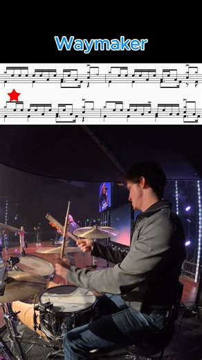 Worship Drums Transcription: Waymaker - Bridge