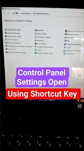 Fastest Way to Open Control Panel on PC! #shorts #windowstips