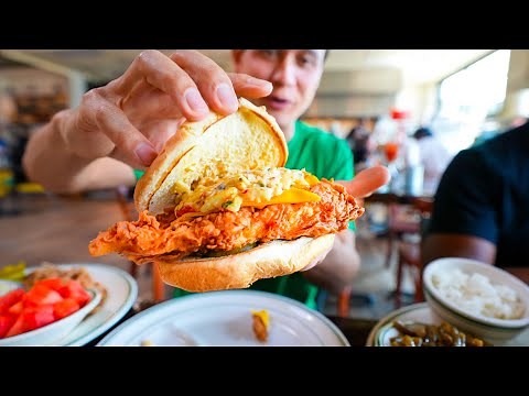 America’s Best Chicken Sandwich!! ASHEVILLE FOOD TOUR + Brisket Cheesesteak in North Carolina!!