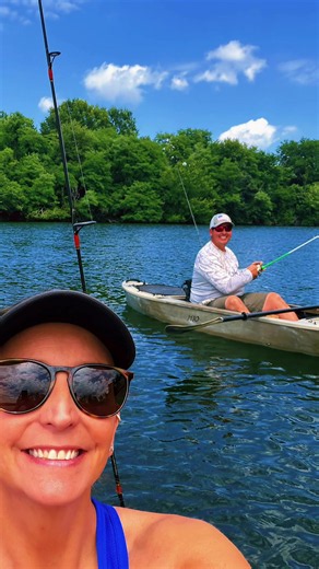 Out kayaking with the fam! #kayakingadventures #family #familyfun #fishing #summer