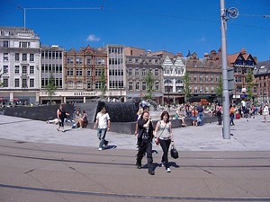 Old Market Square in Nottingham, England