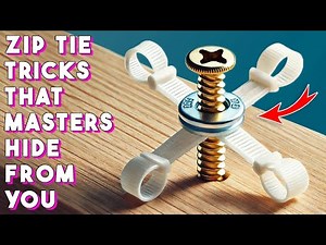 26 Zip Tie Hacks I Wish I Knew Earlier - Would'Ve Saved Me So Much Time