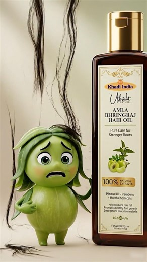 Amla Hair Oil – Stronger Roots & Natural Shine! #haircare #hairoil