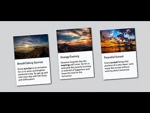INTERACTIVE CSS Card Hovering Effects | HTML & CSS
