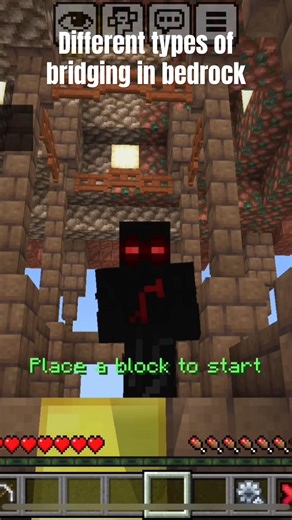Different types of bridging in Minecraft bedrock