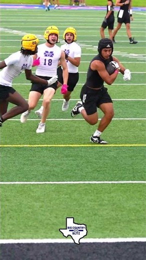 Comanche big yardage vs. Merkel at Abilene D3 7-on-7 SQT