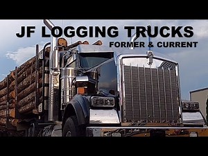 JF LOGGING TRUCKS:: FORMER & CURRENT JED FRYER LOGGING UNITS./ NEW & OLD VIDEO / LOGGING TRUCKS #46
