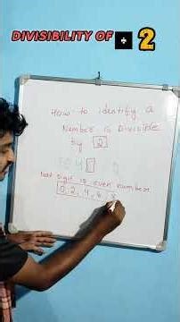 Divisibility Rule of 2|Easy Maths Trick for Kids & Students #maths #shorts#viral #tricks #mathstrick