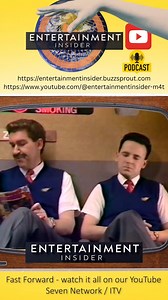 The Airline Stewards were a product of the times on Fast Forward. These often hilarious sketches in front of a live audience featured Steve Vizard and Michael Veitch. | Entertainment Insider vodcast