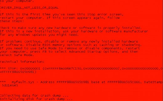 一招教你修改Windows蓝屏颜色