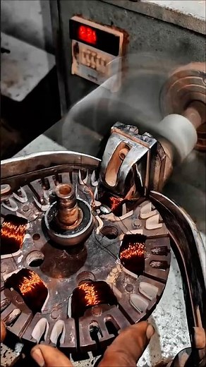 Motor Stator Coil Winding Work Tool Using Coil Winding Machine #worktool