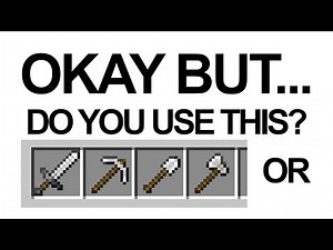 HOW DO YOU ARRANGE YOUR MINECRAFT HOTBAR?