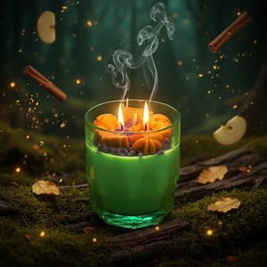 Rustic Halloween Candle in Whiskey Jar – 180g Soy Coconut Wax | Cozy Fall Decor, Spooky Scented Gift, Reusable Whiskey Glass Candle - Etsy