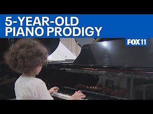 5-year-old LA piano prodigy to perform at world-famous venues | FOX 11 LA