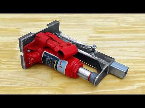 A brilliant idea from the welder! ransforming an old car jack into a million-dollar tool