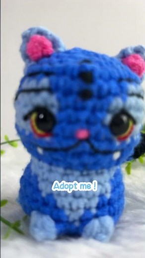 Derpy demon hunter tiger amigurumi crochet doll