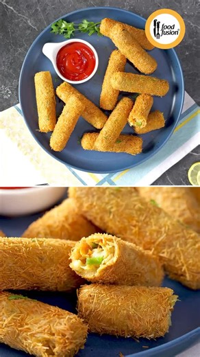 203K views · 7.8K reactions | Crispy, juicy Russian Kabab Fingers! A perfect snack for tea-time or gatherings, easy to make, full of flavor, and guaranteed to disappear fast.#foodfusion #snacks #kabab | Food Fusion | Facebook