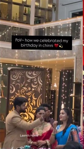 chinni serial maddy birthday celebrations video || chinni serial