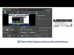Debut Video Capture and Screen Recorder Software 8.23 Beta
