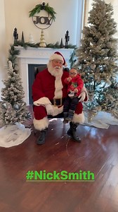 Nick talking to Santa! Telling him all kinds of stuff… #nicksmith #santa #christmas2023 | Nick Smith