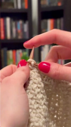 “Picker” knitting stockinette