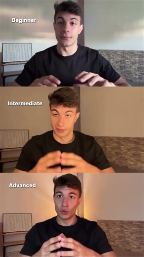 Beginner vs intermediate vs advanced 💡