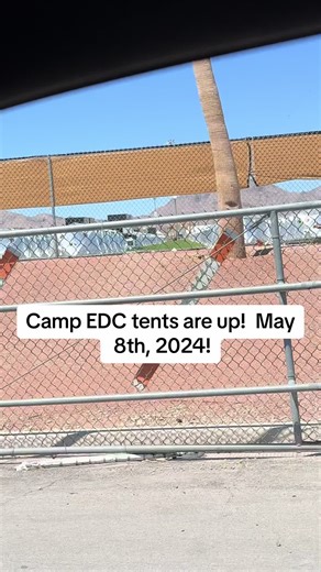 Camp EDC Tents Set Up for May 8th, 2024
