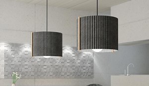 [Hot Item] Eco Friendly Bottle Recycled Pet Thermoformed Fabrics Felt Lampshade