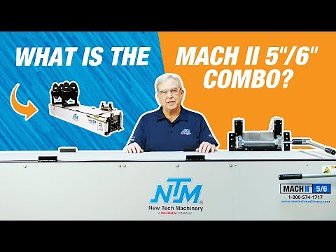 What Is New Tech Machinery's MACH II 5/6 Combo Gutter Machine? Things You Need To Know! #rollforming