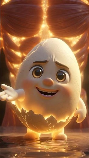 Egg 🥚 The Tiny Hero That Gives You Real Power | 3D Animated AI Short #shorts #shortsfeed #trending