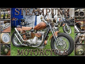 Steampunk Motorcycle 4K