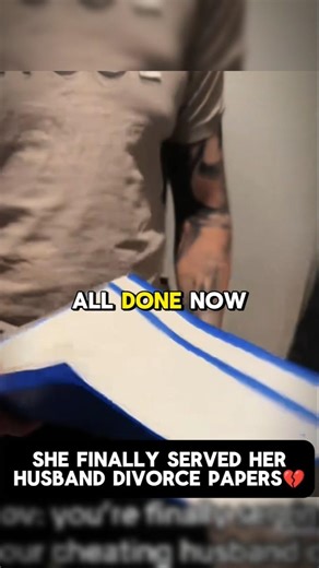 She Finally Served Her Husband With Divorce Papers...🤐💔