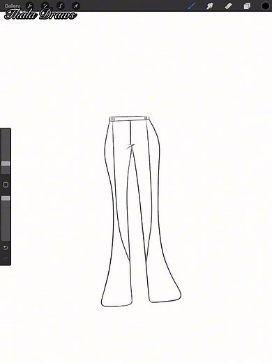 How to draw pants, step by step, it’s for beginners #artwork #howtodraw #drawing #drawingtutorial