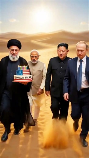 😂 Surprise Cake for Donald Trump Turns Into SHOCKING Blast 💣🎂 | AI Funny Leaders