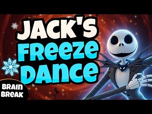 🎃 Jack's Freeze Dance ❄️ Halloween | Brain Break | GoNoodle Inspired | Just Dance