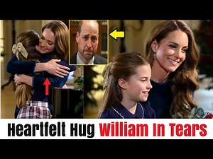 Prince William Beams with Pride as Princess Kate and Little Charlotte heartfelt Hug Steal Heart