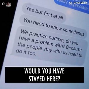 2.8M views · 9.3K reactions | My VERY STRANGE Experience on COUCHSURFING ️ Would you have stayed here? | Simon Wilson | Facebook