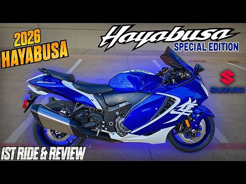 2026 SUZUKI HAYABUSA SPECIAL EDITION | World Premier 1st Ride & Review