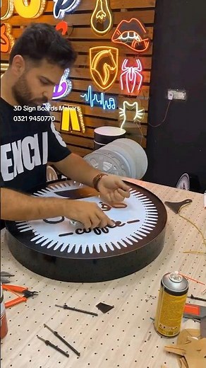 Acrylic Light Box Sign Board Making