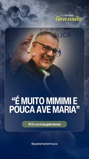 Padre Márlon Múcio, o Milagre Vivo on Instagram: "📻🍋 “É muito mimimi e pouca Ave Maria” 📻🍋 Programa DOS LIMÕES LIMONADA - Dicas de Superação 👉 Ouça o meu programa: 📻 pelo rádio AM 1600Khz ▶️ pelo app da @radio9dejulho 🌎 pelo site: www.radio9dejulho.com.br 👉 Assista o meu programa: 📺 pelo Instagram @padremarlonmucio @radio9dejulho 📺 pelo YouTube @padremarlonmucio #milagrevivo #DosLimoesLimonada #programaderadio #radio #dicasdesuperacao"