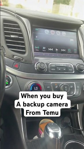When you buy a backup camera from Temu #temu #backupcamera #car