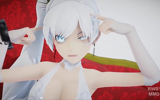 【MMD】ruby x weiss 你我的心因这锁链紧密相连