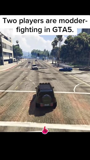 GTA5 modder fight: Two players modder-fighting in GTA5
