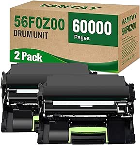 Amazon.com : 56F0Z00 Imaging Drum Unit Replacement for Lexmark 56F0Z00 for MS321dn MS421dn MS521dn MX622ade (2 Pack) : Office Products