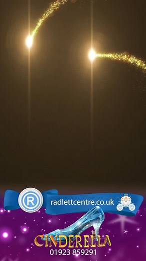 Cinderella Opening 6th Dec @radlettcentre1 Get tickets here: https://radlettcentre.co.uk/What-s-On/Children/Cinderella #panto2025 #cinderella 👑 🎨 @infinitycinema.net.uk | Upstage Productions