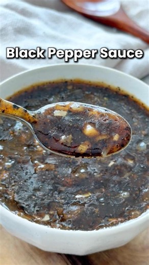 Easy Black Pepper Sauce 🖤
