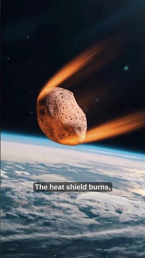 Why Objects Burn When Entering Earth’s Atmosphere | #earth #atmosphere #viralshorts