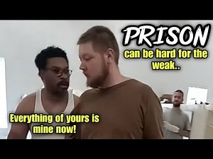 INMATE gets 'PUNKED DOWN' in PRISON
