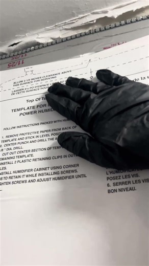 General Air Humidifier intall 1st step